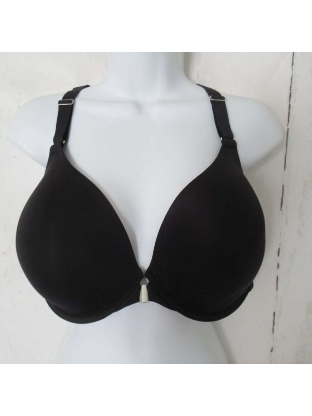 Soma Bra 40DD Black Memorable Front Closure Racerback Underwire